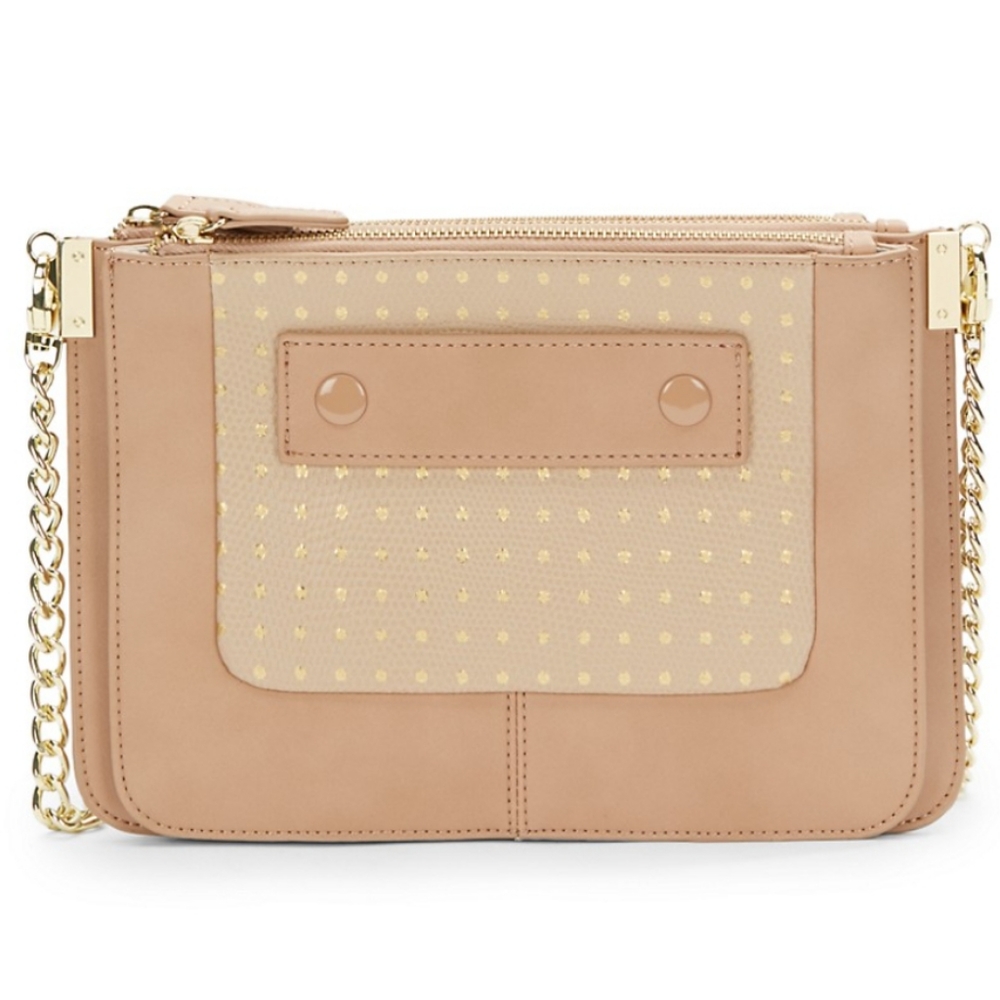 NEW Danielle Nicole Amelia Nude Crossbody Bag